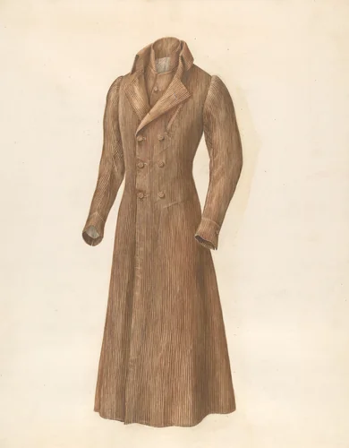 Man's Dressing Gown by Henry De Wolfe, index of american design, 1939