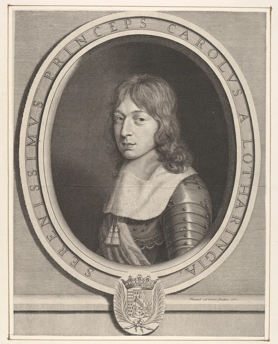 Charles V, duc de Lorraine by Robert Nanteuil, print, 1660