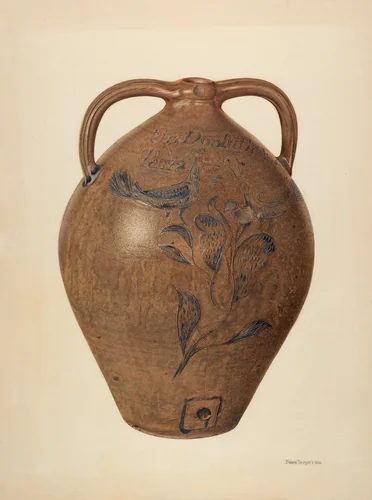 Jug (for Wine, Cider, or Vinegar) by John Tarantino, index of american design, 1941