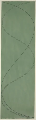 Three Column / Figure B (middle panel) by Robert Mangold, drawing, 2003