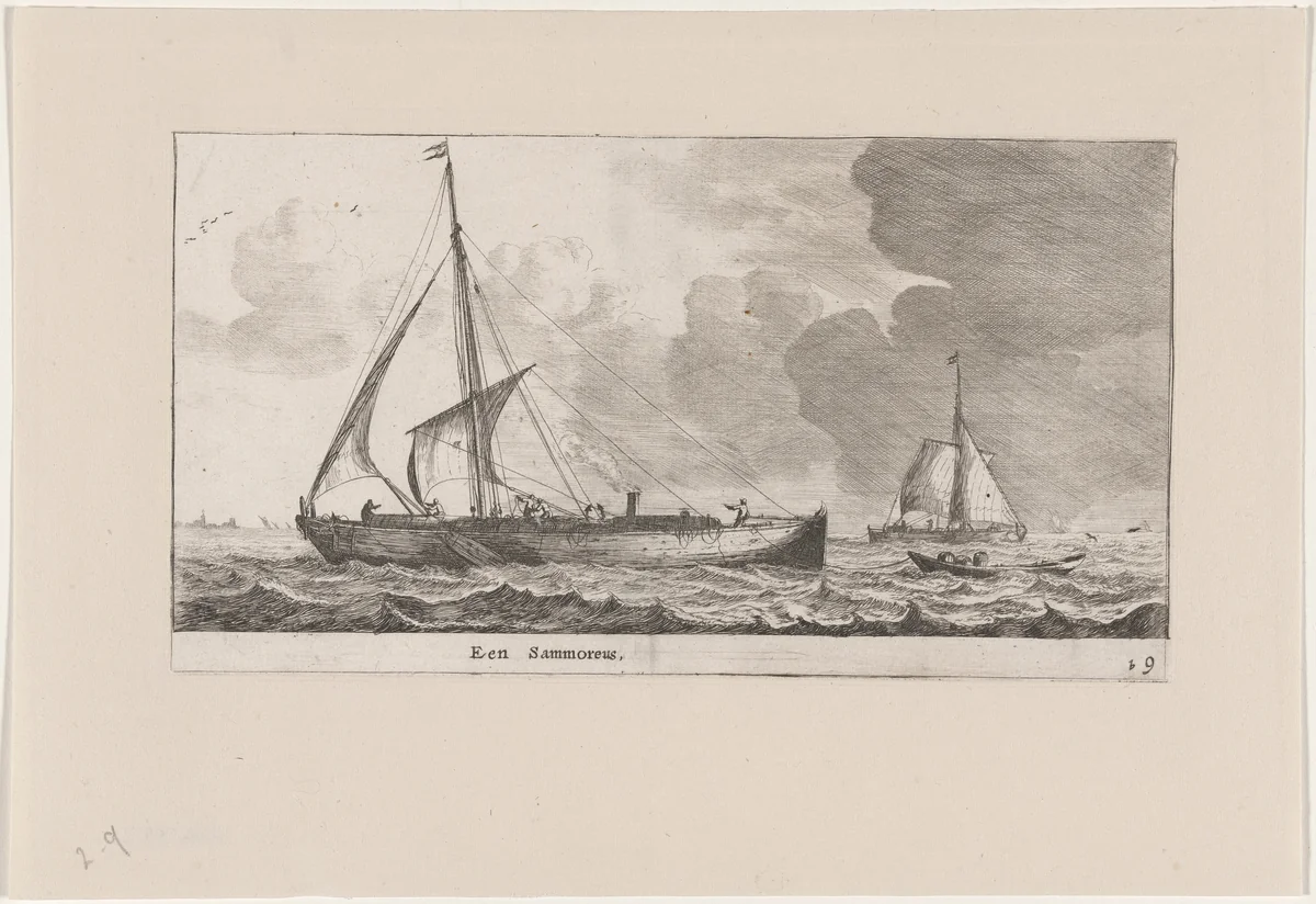 A Samoureus by Reinier Nooms, print, 1647-1657