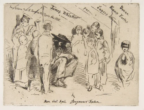 Title to the French Set by James McNeill Whistler, print, 1858