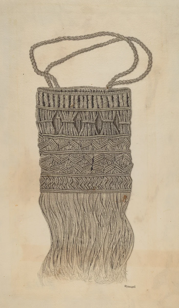 Handbag by Raymond Manupelli, index of american design, 1935-1942