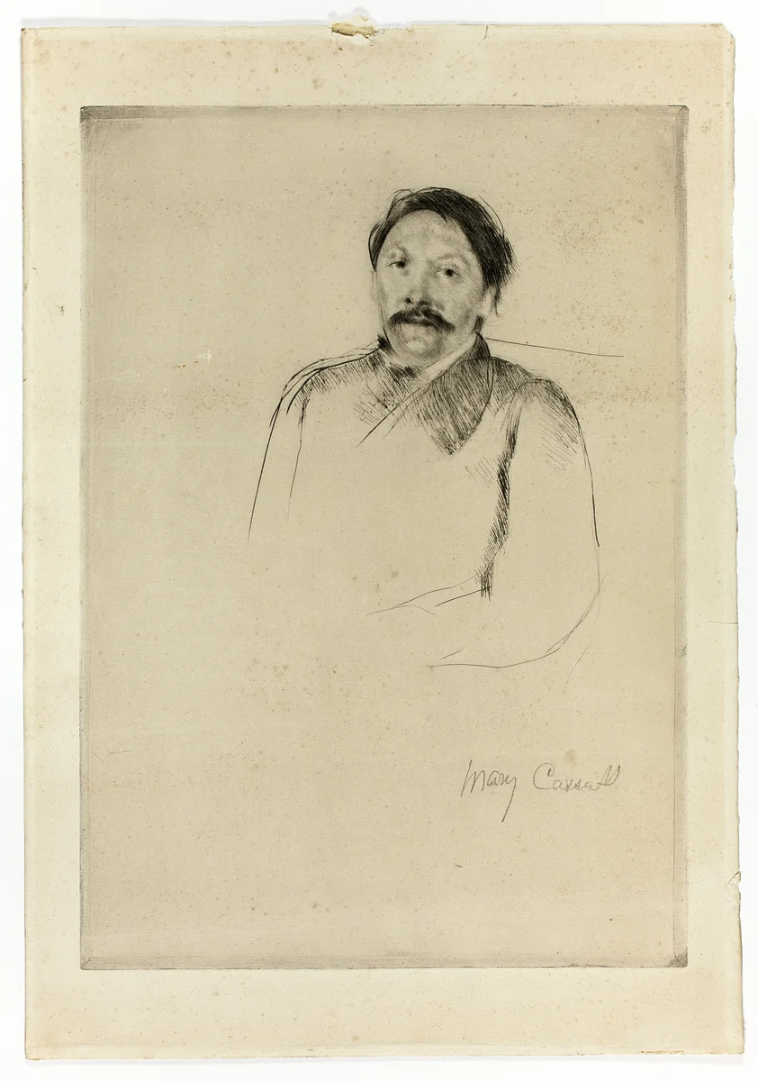 Edward Schari by Mary Cassatt, print, 1884-1894