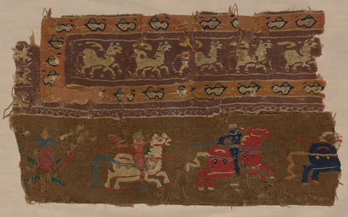 Fragment of a Tunic by Unknown, textile, 400-699