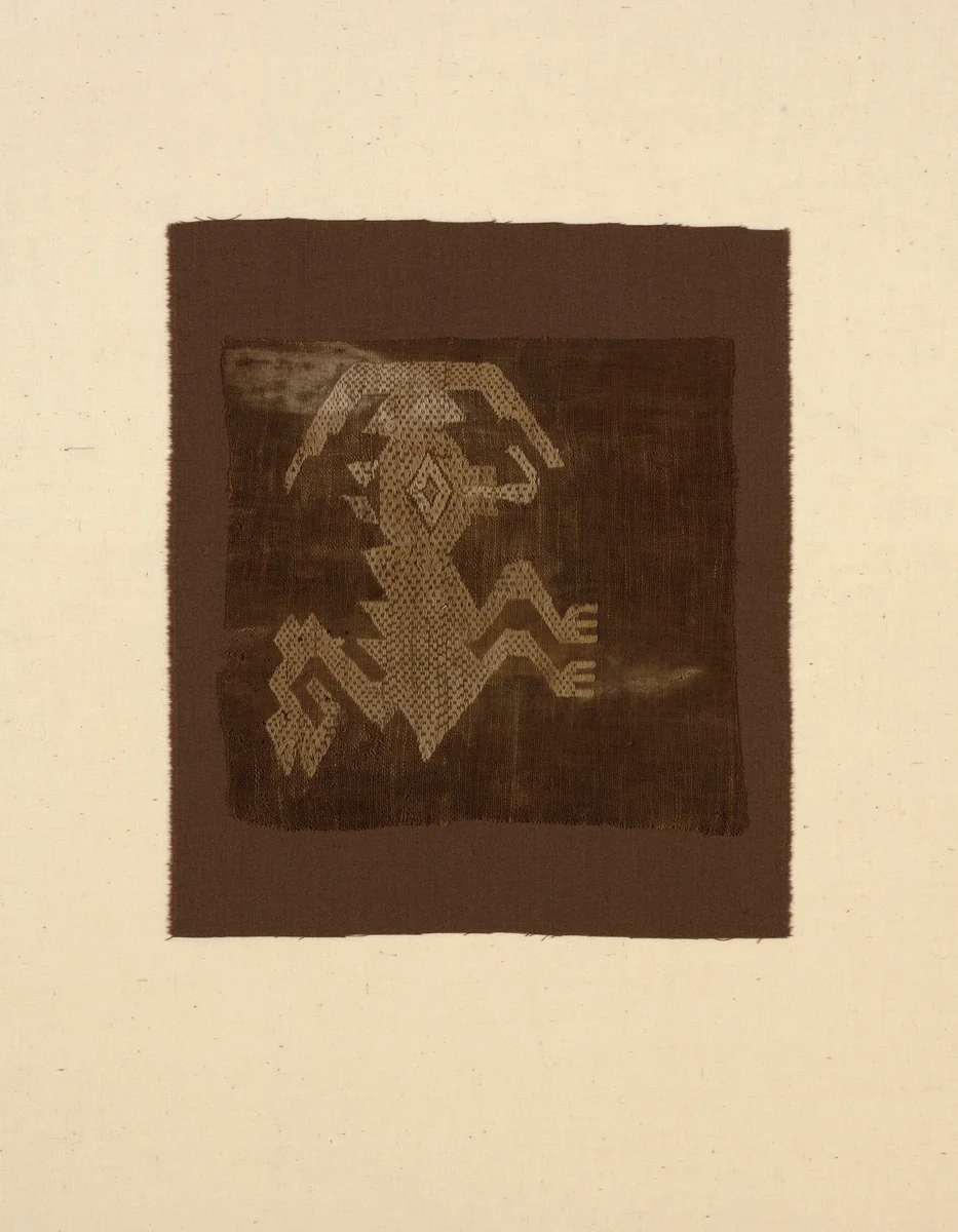 Fragment by Chancay, textile, 1000-1476