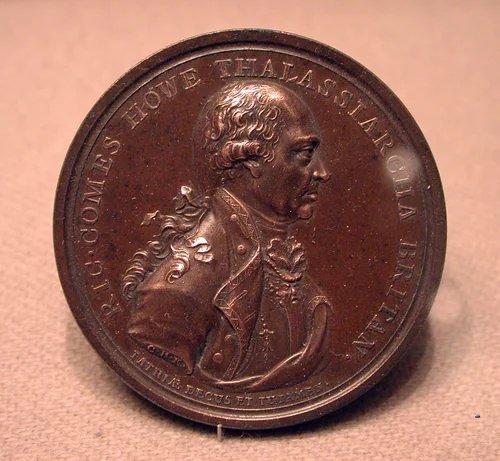 In Honor of Admiral Lord Howe, 1794 by Conrad Heinrich Küchler, metalwork, 1794