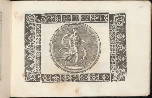 Corona delle Nobile et Virtuose Donne, Libro Terzo, page 27 (recto) by Cesare Vecellio, book, 1620