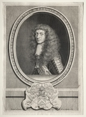 Pierre Seguier Chevalier, Marquis de St. Brisson by Robert Nanteuil, print, 1659