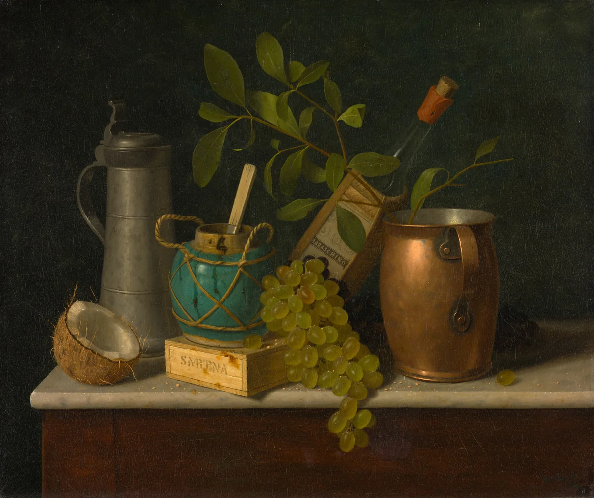 Just Dessert by William Michael Harnett, painting, 1891