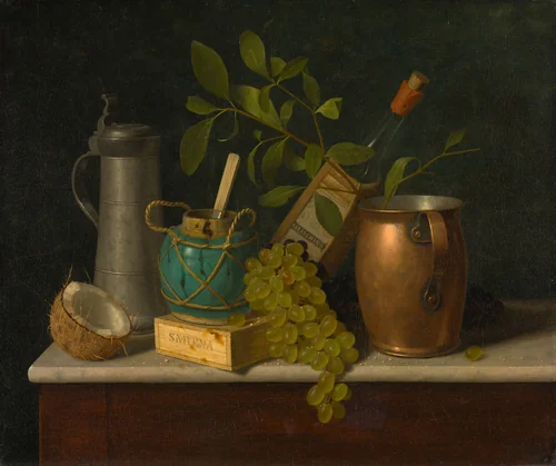 Just Dessert by William Michael Harnett, painting, 1891