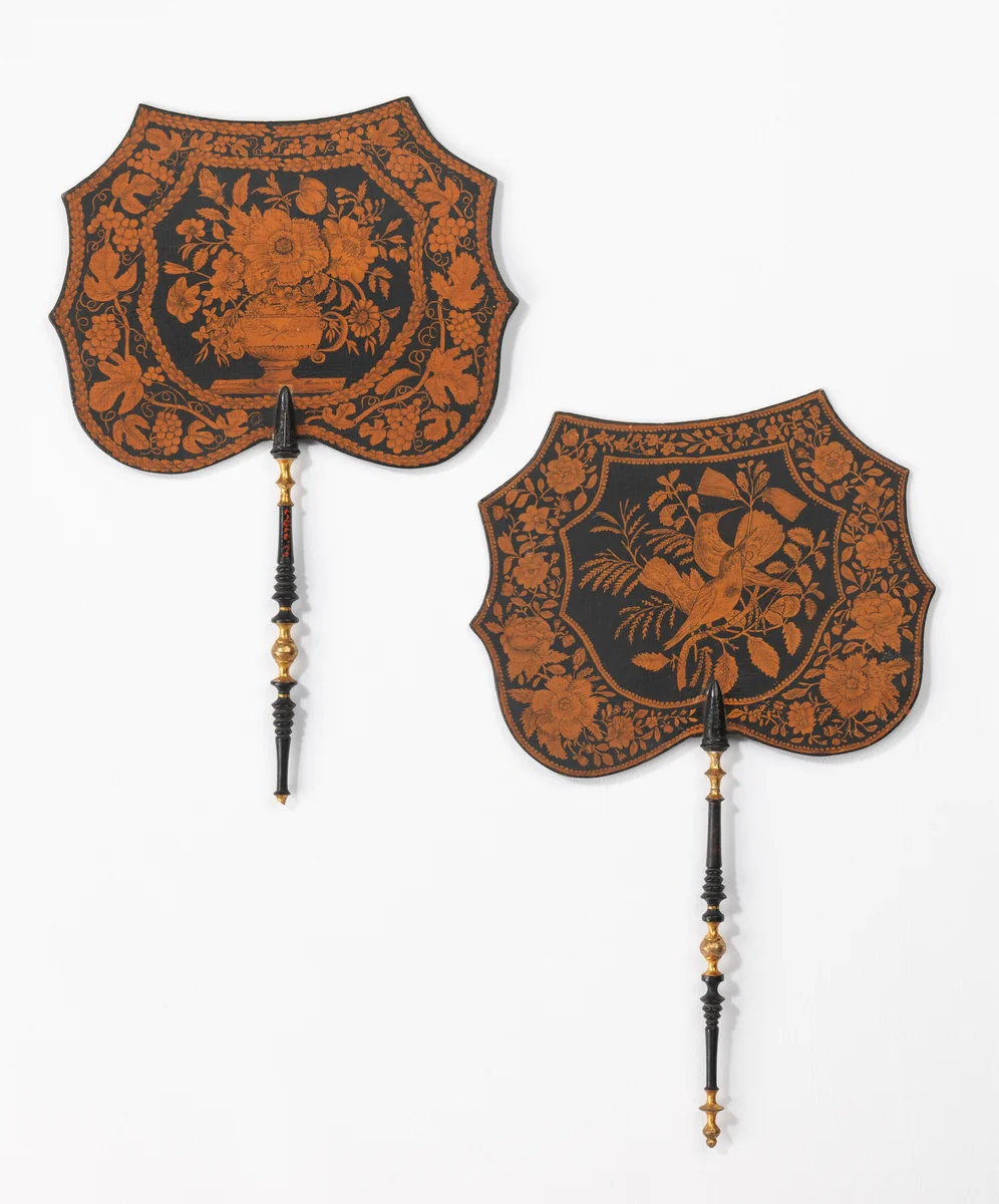 Fan by Christiana Hummer, artwork, 1837