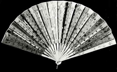 Fan by France, textile, 1801-1900