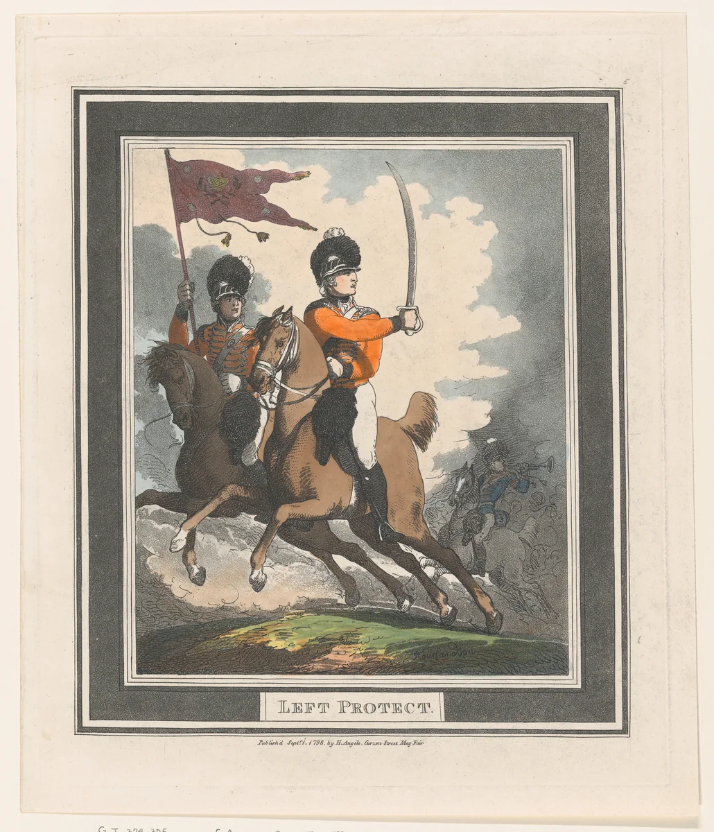 Left Protect by Thomas Rowlandson, print, 1798