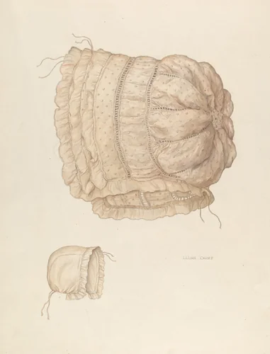 Baby's Cap by Lillian Causey, index of american design, 1939
