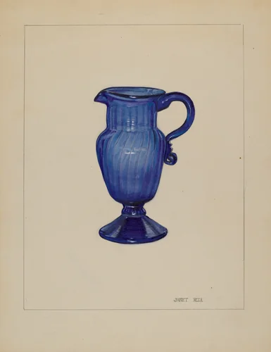 Cream Pitcher by Janet Riza, index of american design, 1937