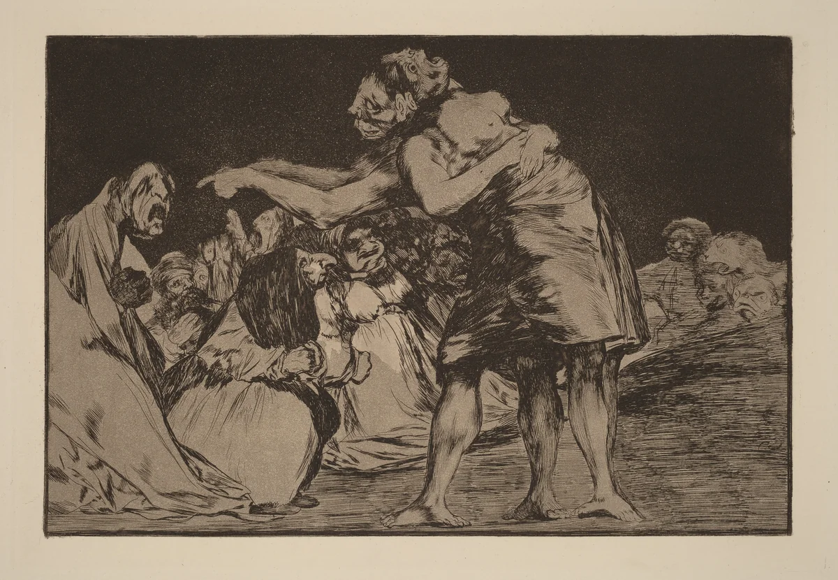 Disparate desordenado (Disorderly Folly) by Francisco Goya, print, 1816