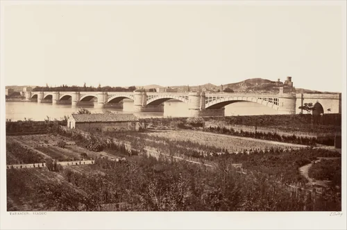 Tarascon, Viaduc by Edouard Baldus, photograph, 1860-1862
