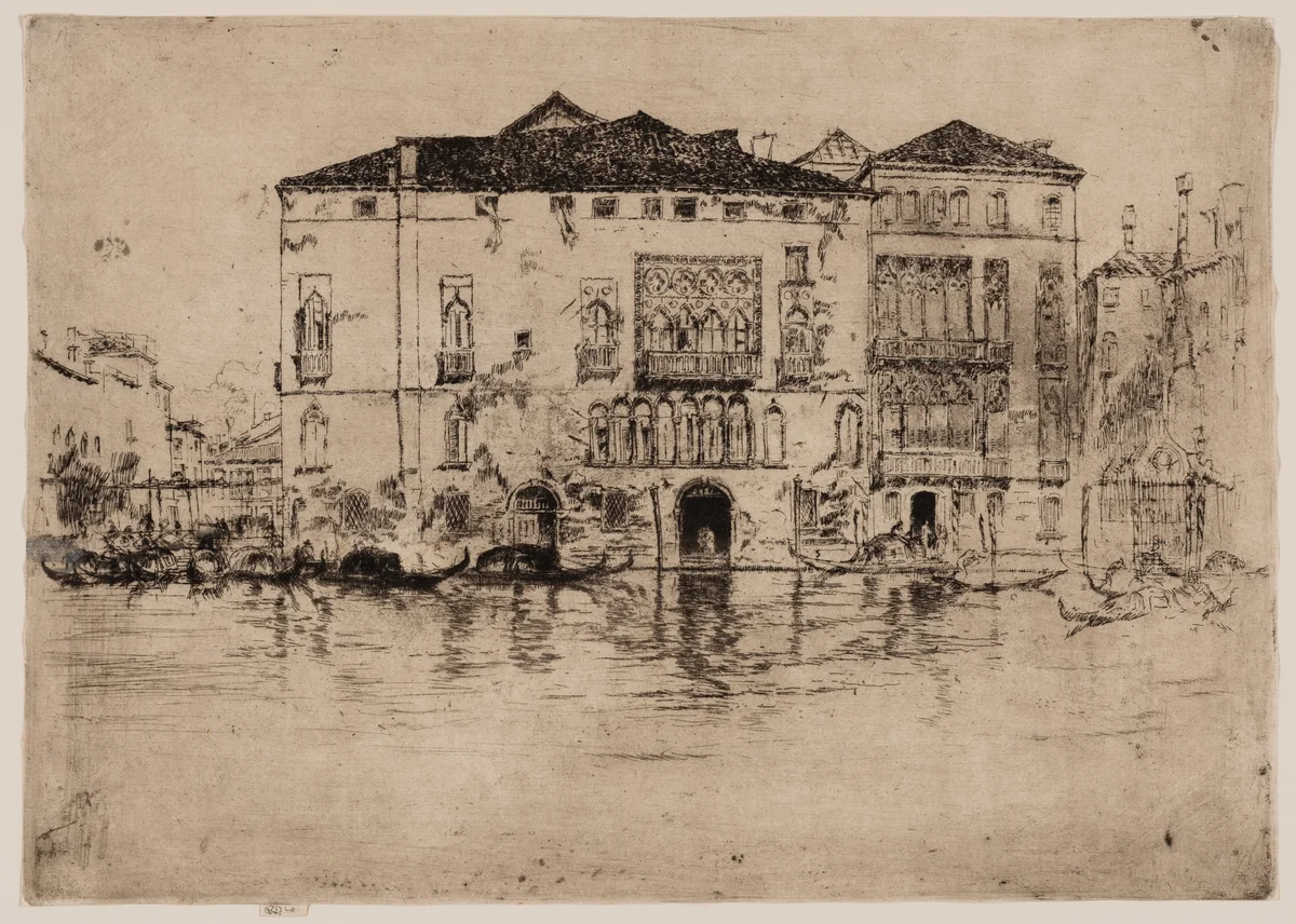 The Palaces by James McNeill Whistler, print, 1879-1880