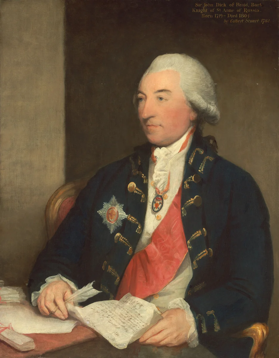 Sir John Dick by Gilbert Stuart, painting, 1783