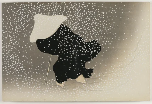 Flowers of a Hundred Worlds (Momoyogusa): Swirling Snow (Tomoe no yuki) by Kamisaka Sekka, book, 1909-1910