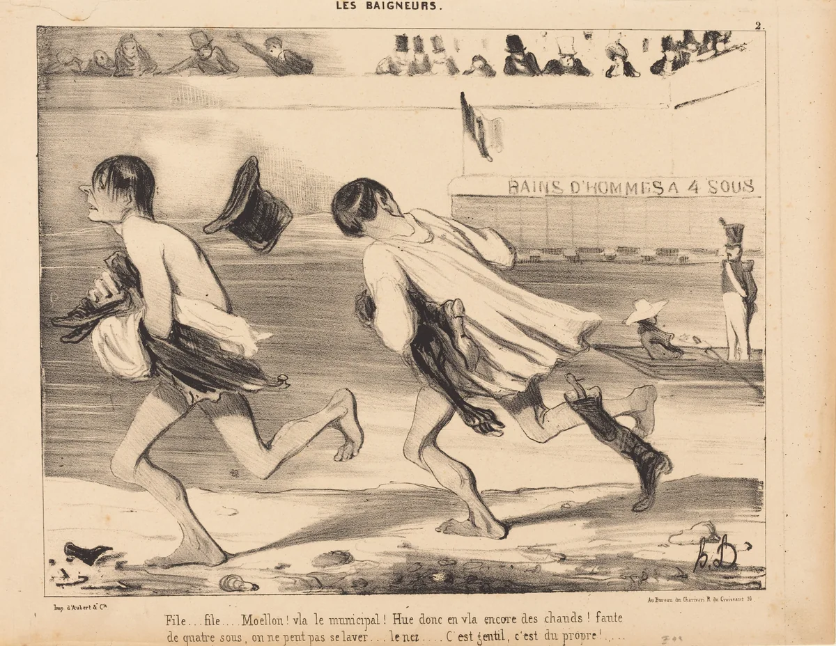 File...Moello! Vla le municipal! by Honoré Daumier, print, 1839
