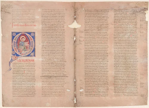 Saint Luke by anonymous, drawing, 1175-1199