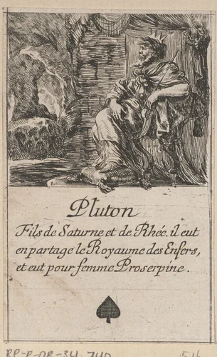 Pluto by Stefano della Bella, print, 1620-1664