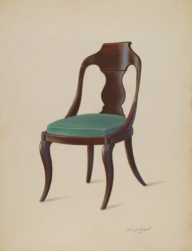 Side Chair by Frank Wenger, index of american design, 1936