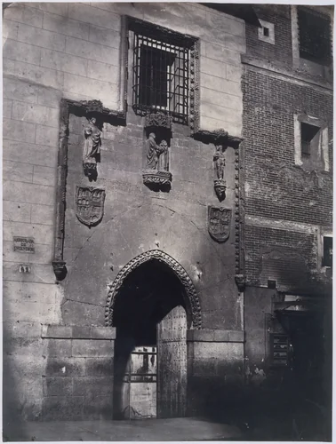 [Madrid. Facade of the Hospital of "La Latina"] by Charles Clifford, photograph, 1855-1859