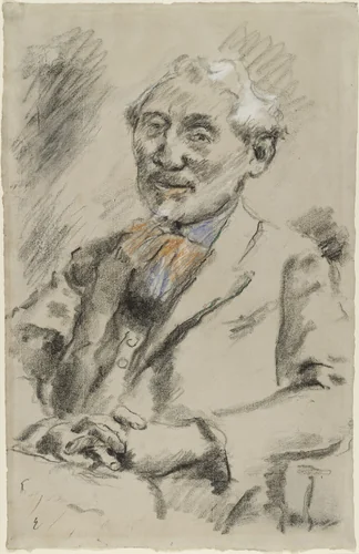 Leonid Osipovich Pasternak by Lovis Corinth, drawing, 1923