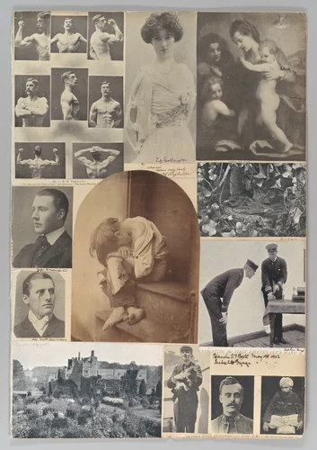 Album page with Poor Jo by George Howard, photograph, 1860-1902