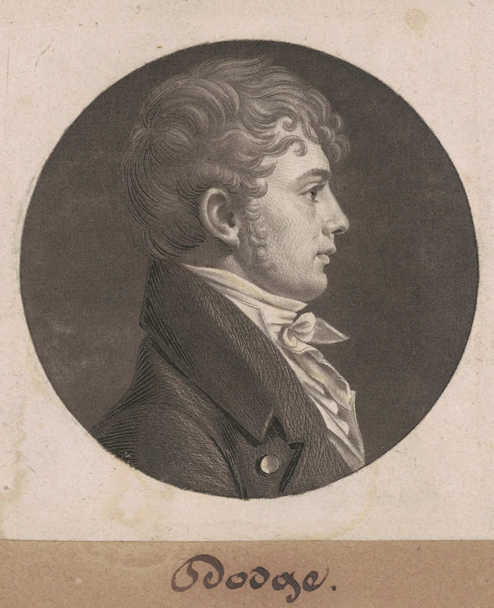 Dodge by Charles B. J. Févret de Saint-Mémin, print, 1804
