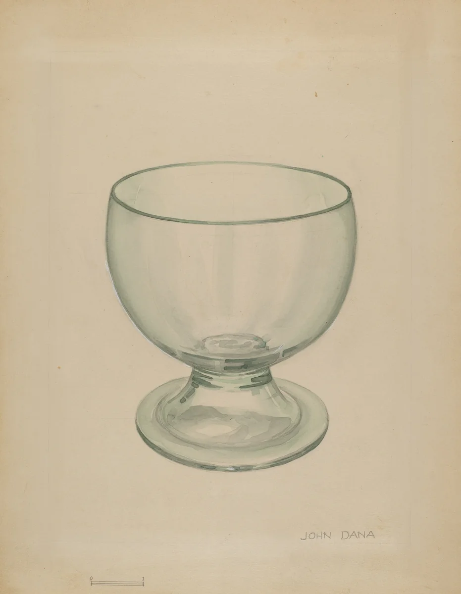 Bowl by John Dana, index of american design, 1936