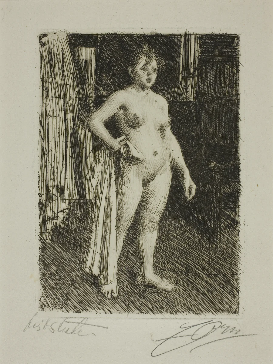 Venus de la Villette by Anders Zorn, print, 1893