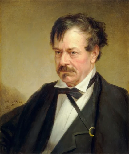 Edwin Forrest by David Johnson, painting, 1871