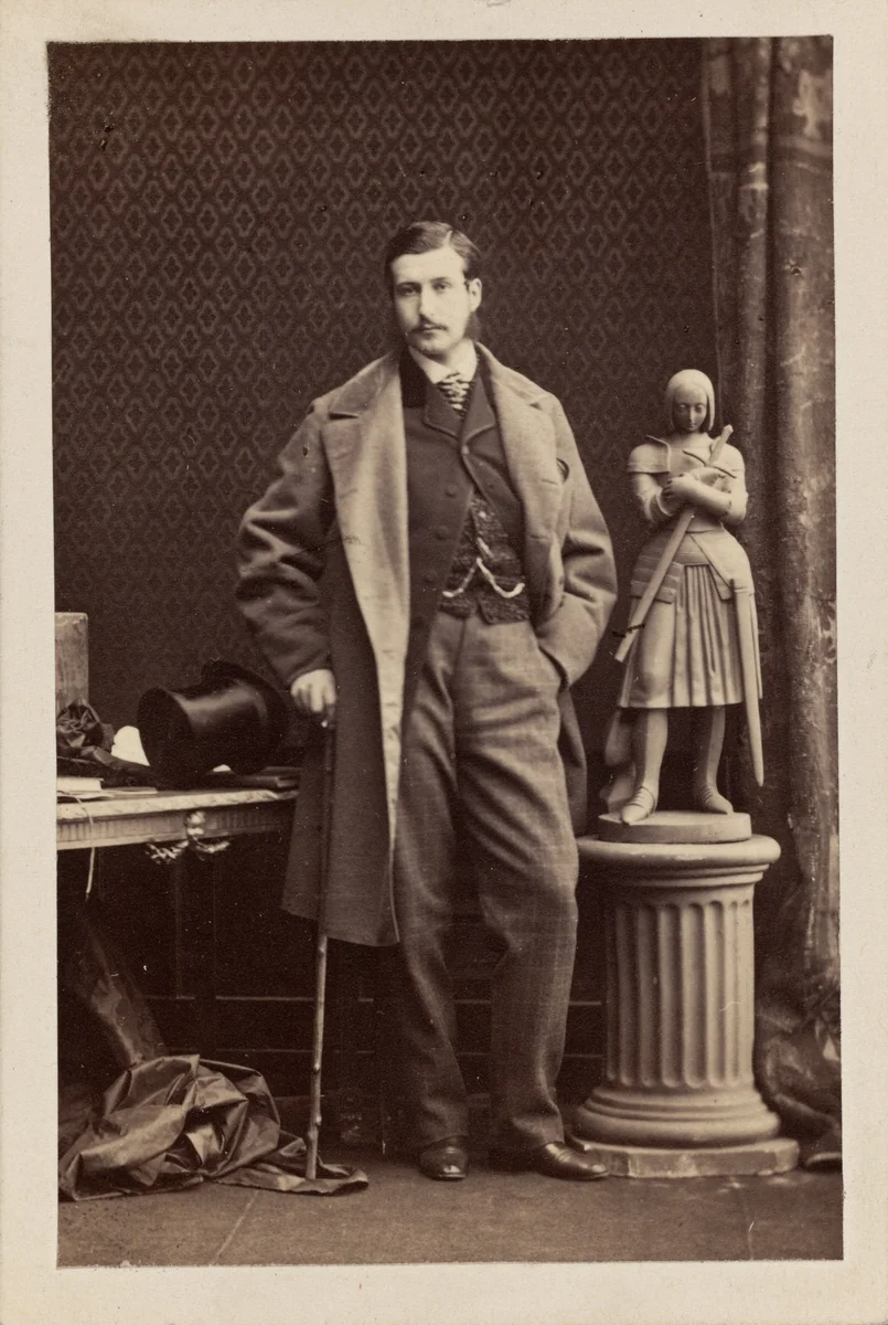 Portrait of a Man by Camille Silvy, photograph, 1860-1869