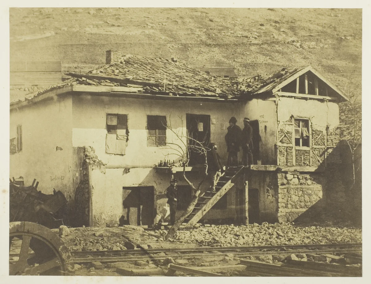 The Old Post Office, Balaklava by Roger Fenton, photograph, 1855