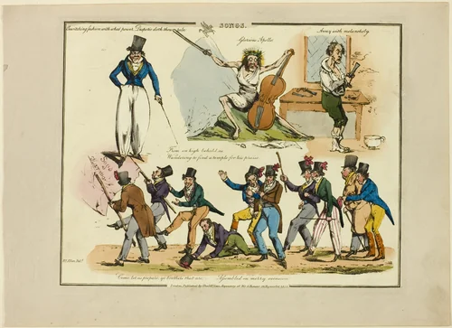Plate from Illustrations to Popular Songs by Henry Alken, print, 1822
