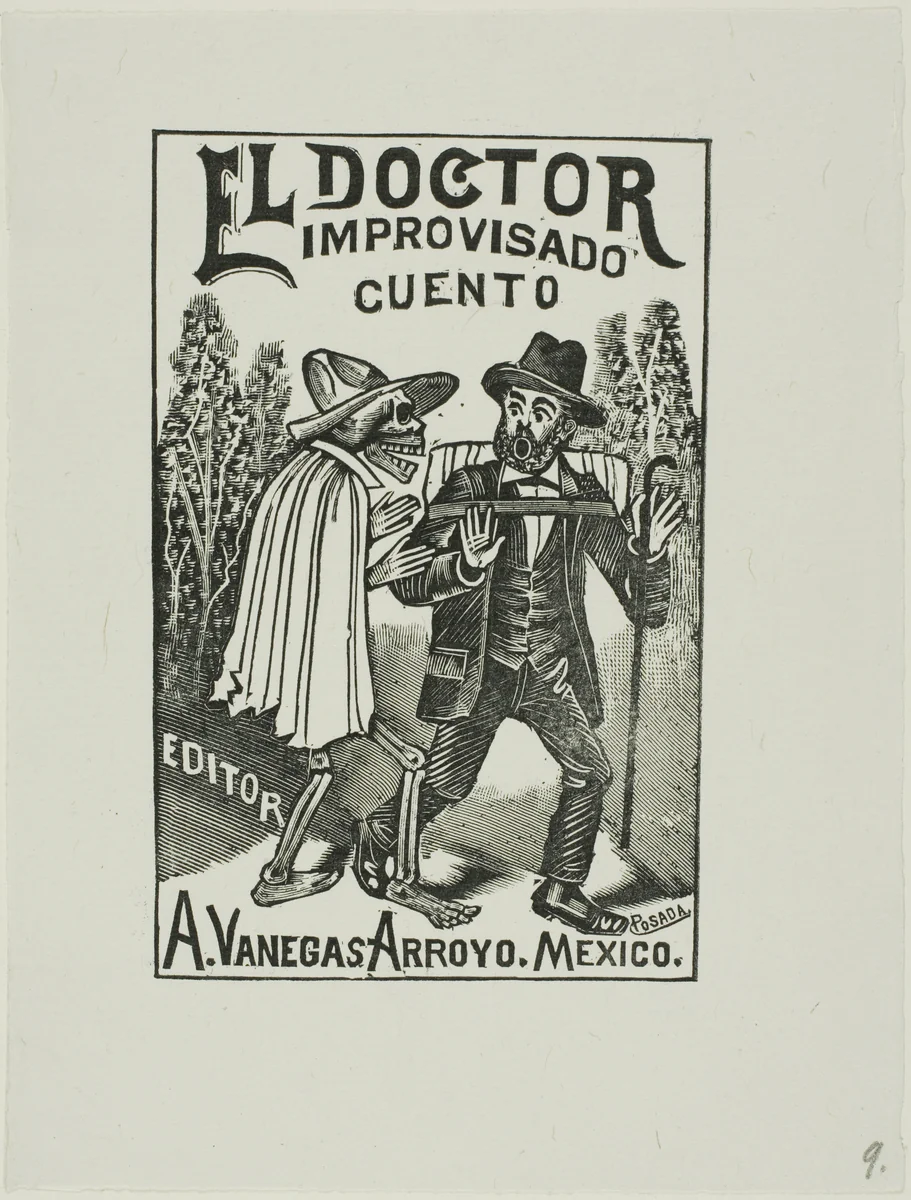 The Impromptu Doctor by José Guadalupe Posada, print, 1871-1913