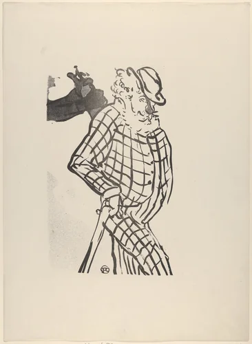 American Singer (from Le Café Concert) by Henri de Toulouse-Lautrec, print, 1893