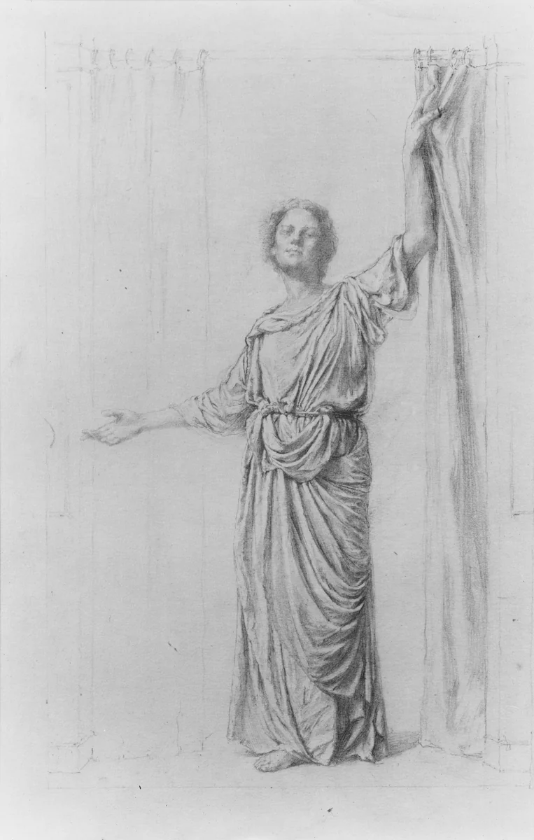 "Welcome": Study for a Window by John La Farge, artwork, 1909