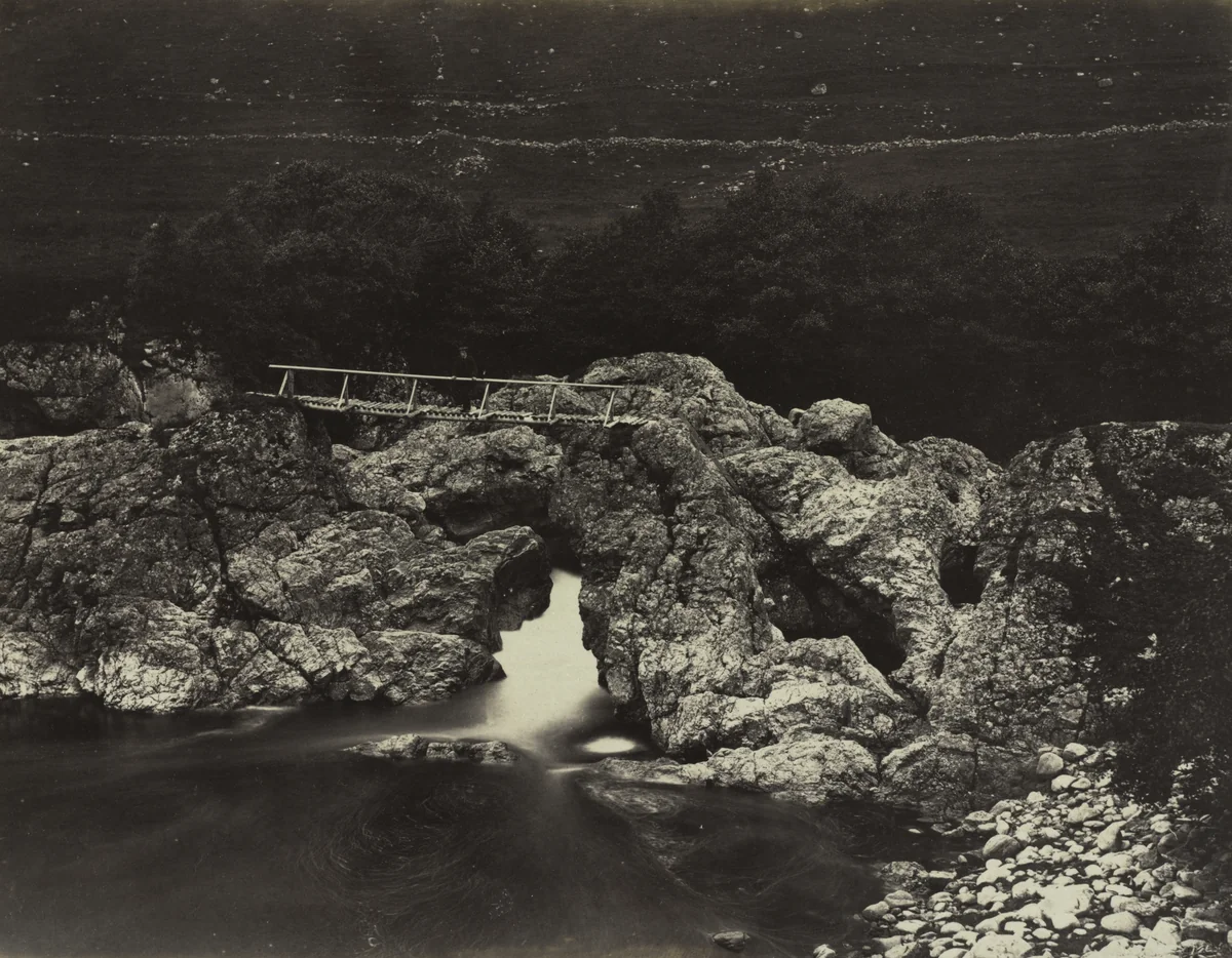 Shepherd's Bridge near Forest Lodge by James Valentine, photograph, 1871