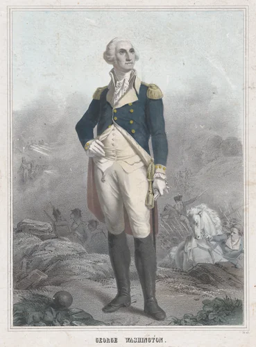 George Washington by anonymous, print, 1845-1855