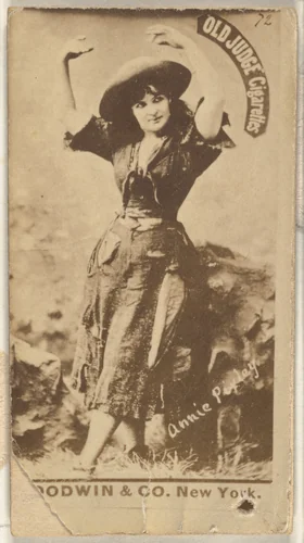 Annie Pixley, from the Actors and Actresses series (N171) for Old Judge Cigarettes by Goodwin & Company, photograph, 1886-1890