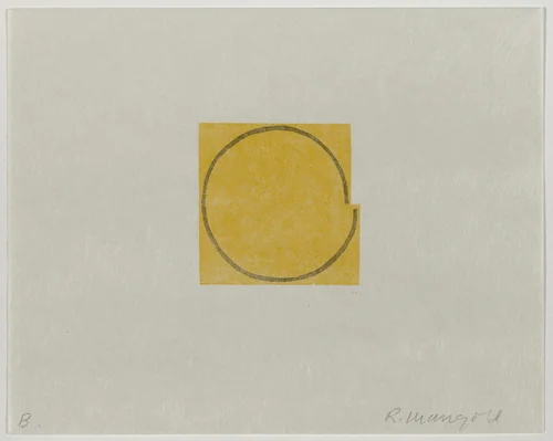 B by Robert Mangold, portfolio, 2000