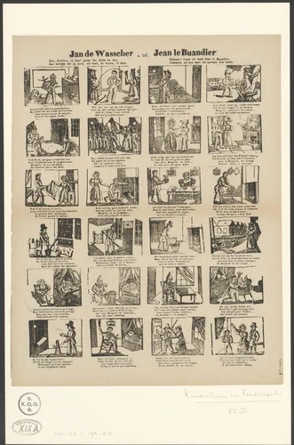 Leven van Jan de Wasser by anonymous, print, 1797-1813