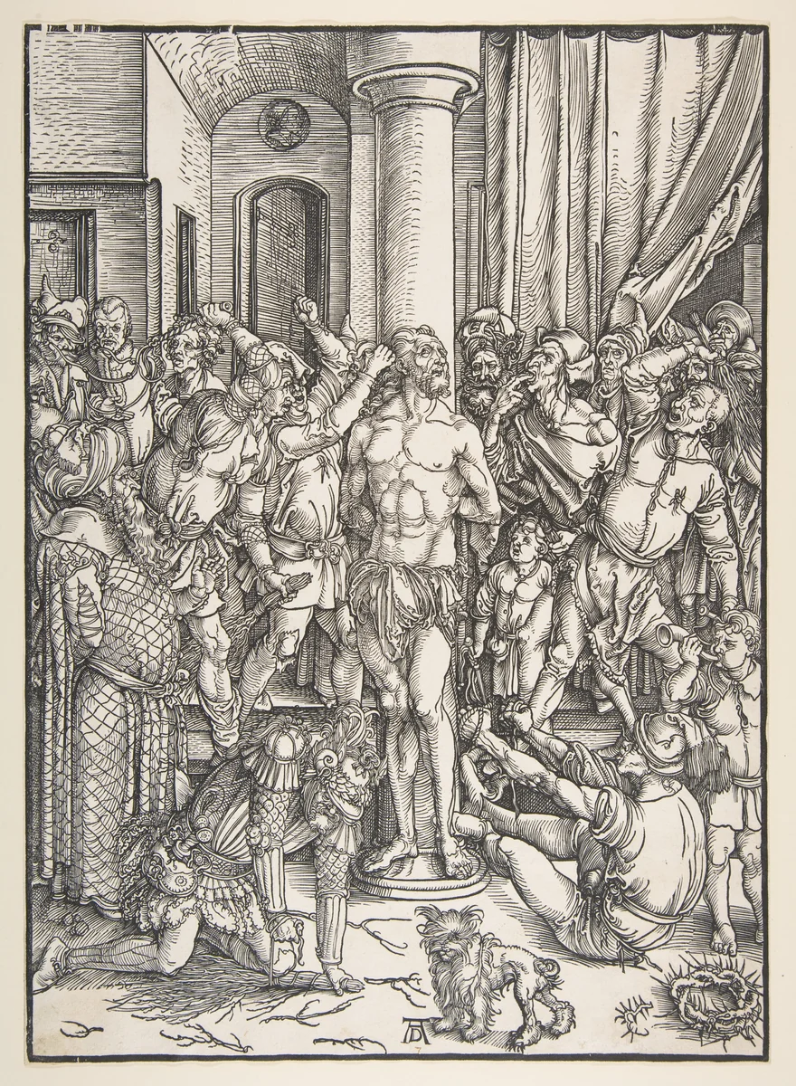 The Scourging of Christ by Albrecht Dürer, print, 1485-1528