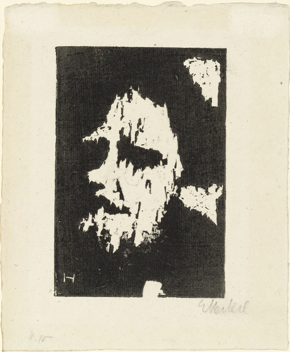 Head (Kopf) by Erich Heckel, print, 1907