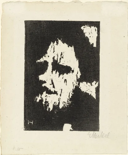Head (Kopf) by Erich Heckel, print, 1907